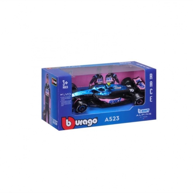 Bburago 1:43 RACE Formule 1 - BWT Alpine F1 Team A523 (2023) #10 (Pierre Gasly)