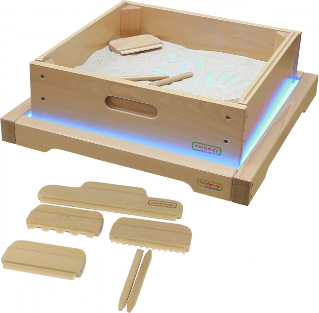 Sensorisch LED-paneel met Accessoires voor Zandspel van Masterkidz