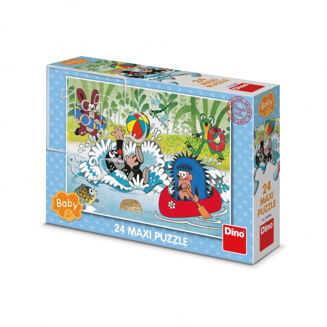 Dino Puzzel Krtek in het water 24 stuks maxi
