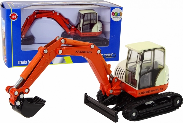 Metalen graafmachine-model met beweegbare arm 1:50