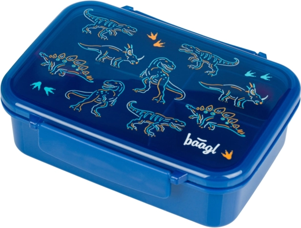 BAAGL lunchbox met vakken Dino