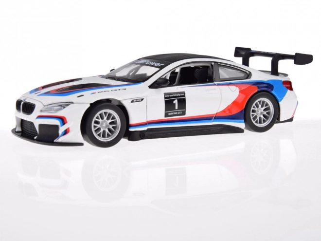 Metalen model van sportauto BMW M6 GT3