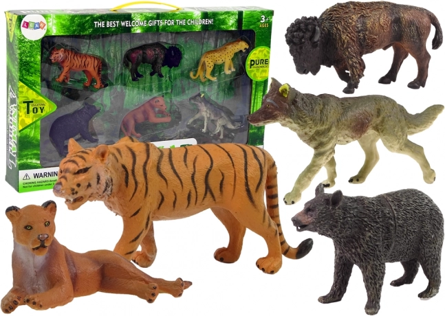 Set dierenfiguren Afrikaans en Bos