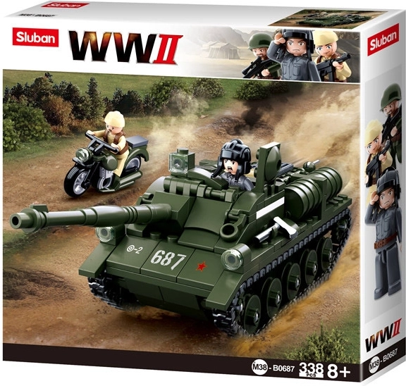Sluban WOII Sovjetische zelfrijdende kanon SU-85 Tankjager