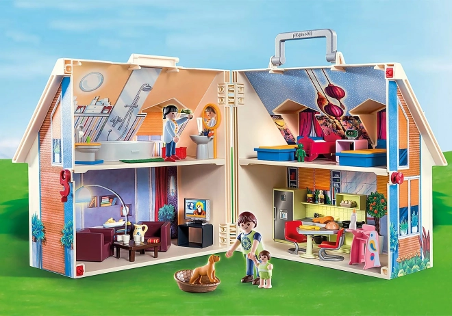 Draagbaar poppenhuis 70985