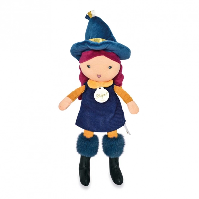 Doudou Jolijou Stoffen Poppen Heks 24 cm