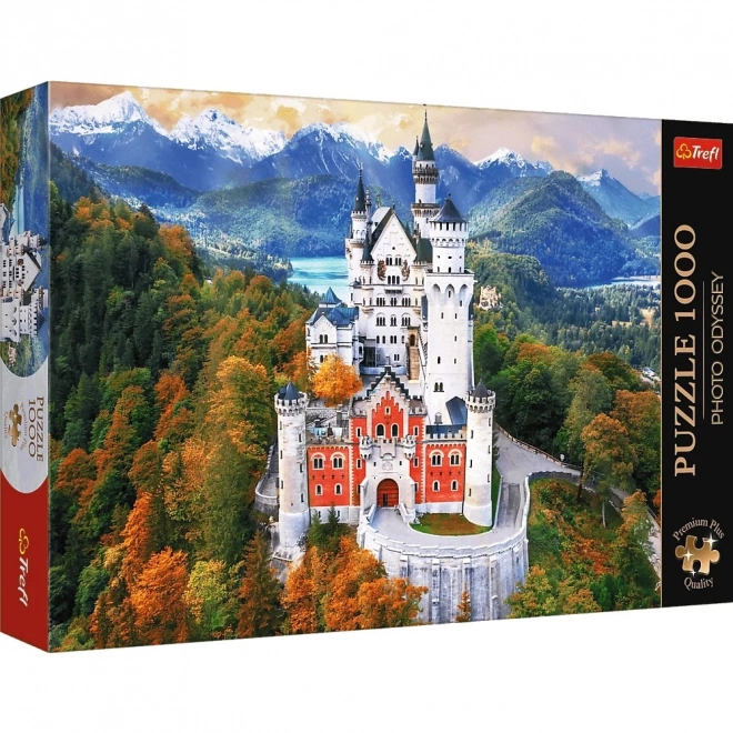 TREFL Puzzel Premium Plus Foto Odyssee: Kasteel Neuschwanstein 1000 stukjes