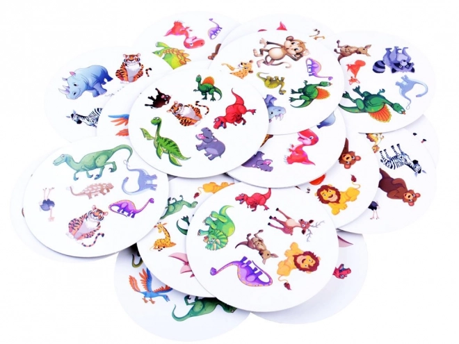 Waarnemingsspel Vind het paar Dinosauriërs