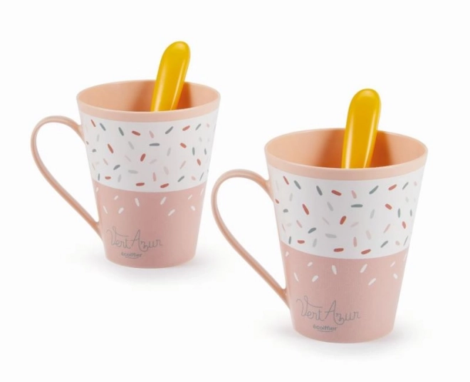 Kleurrijke plastic picknickset