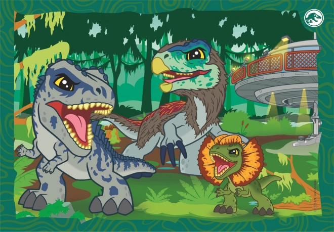 Puzzel Jurassic Wereld 4-in-1 Clementoni