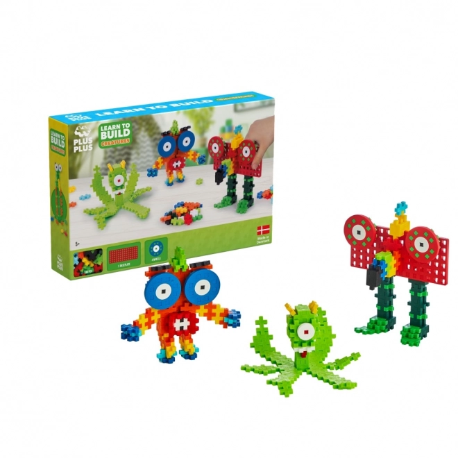Plus-Plus Creatieve Set Leer Monsters Bouwen