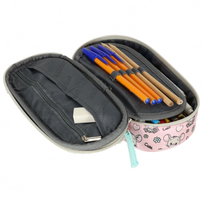 Stevig etui met muizenafbeelding