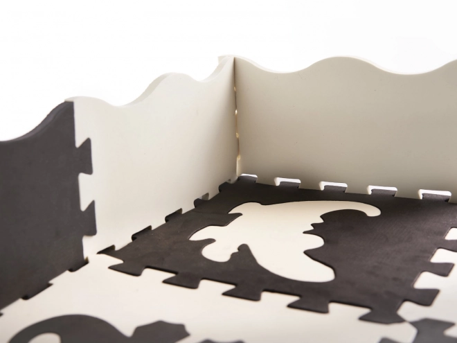 Contrasterende schuimpuzzel met dieren - 25 stuks