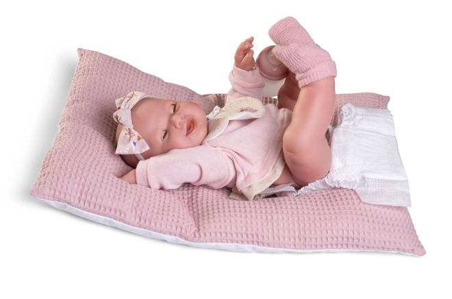 Antonio Juan 50414 MIA - knipperende en plassende realistische baby pop met volledig vinyllichaam - 42 cm