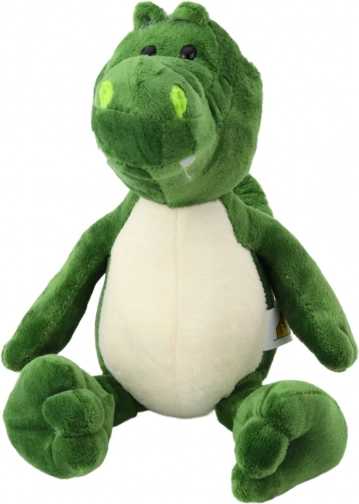 Pluchen krokodil groen 25 cm