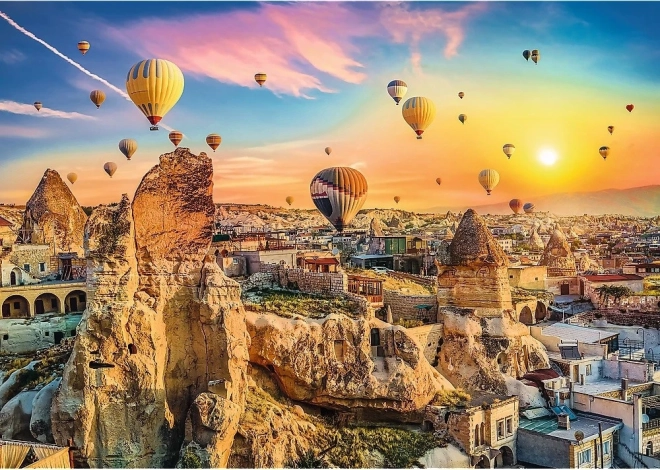 Romantisch motief Cappadocië