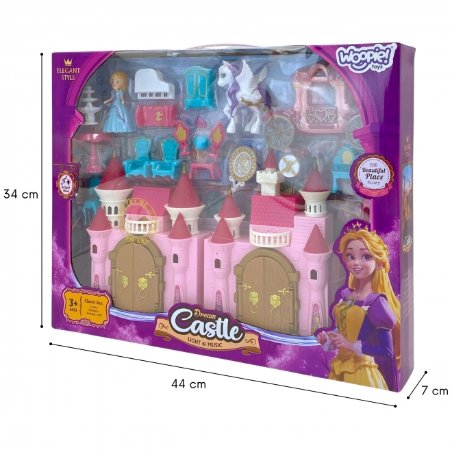 Interactief magisch kasteel met koets en accessoires