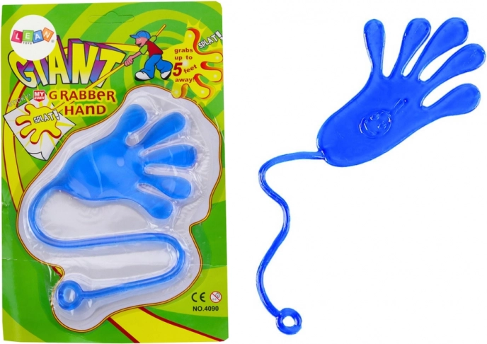 Kleverige Handgreep Flexibele Slijm Blauw