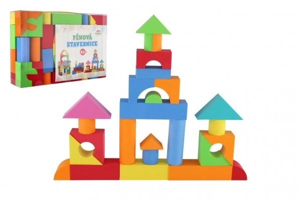 Kleurrijke schuimconstructieset voor kinderen