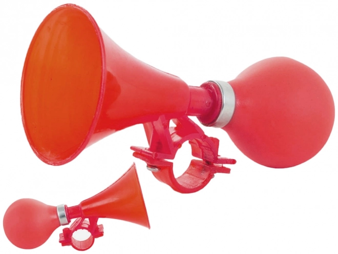 Rode fietsbel met lamp