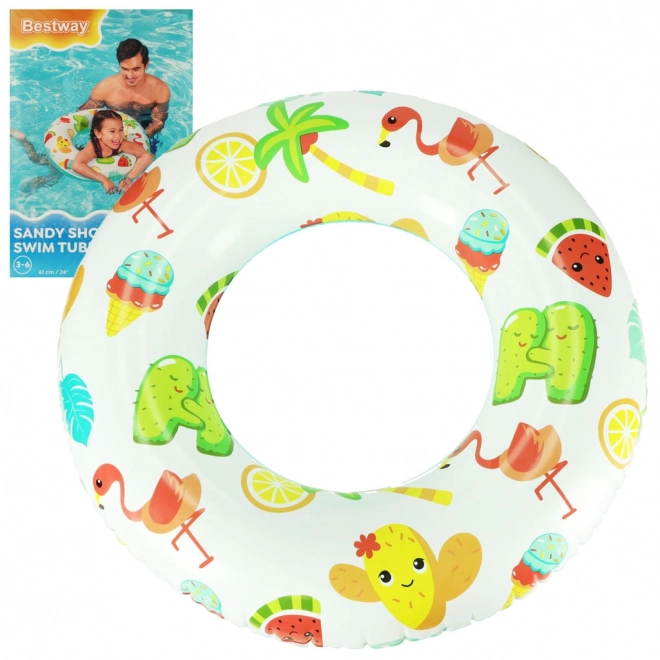 Opblaasbare flamingo zwemring voor kinderen BESTWAY