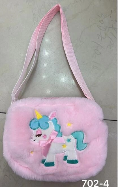 Pluchen tas 18x13 cm