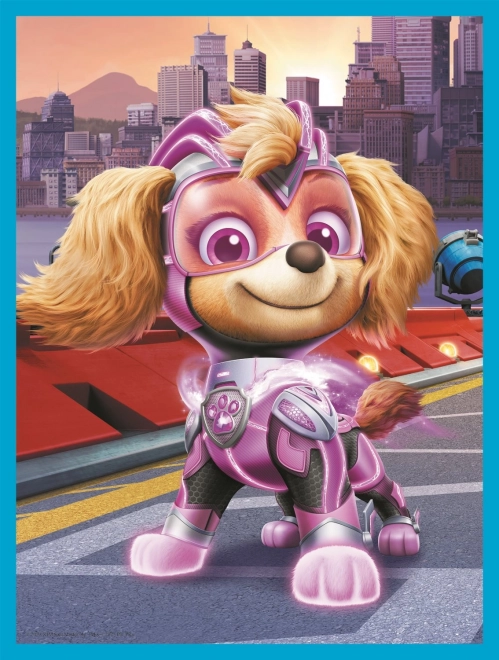 Puzzel MAXI dubbelzijdig 2x10 stukjes Heroïsche honden Paw Patrol in doos 40x27x6cm 24m+