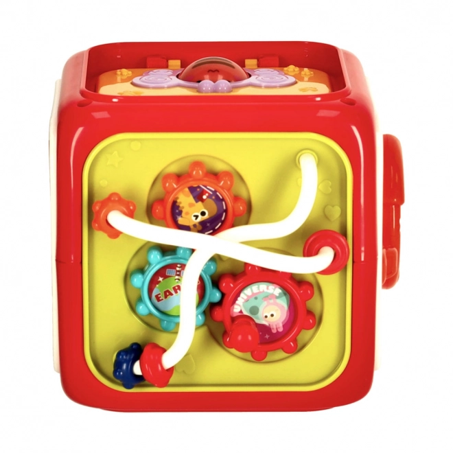Interactieve educatieve kubus 6-in-1 Bibi-inn roze