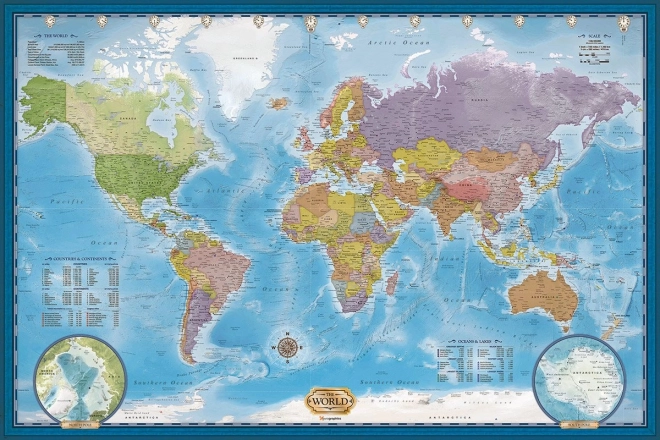 EUROGRAPHICS Puzzel Wereldkaart 5000 stukken