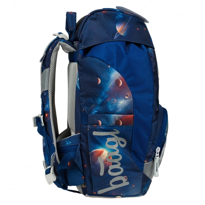 Set van schoolaccessoires ruimte