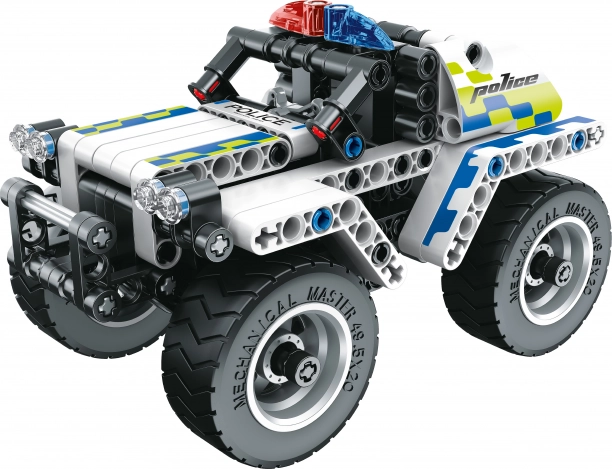 Bouwset politiewagen 16 cm