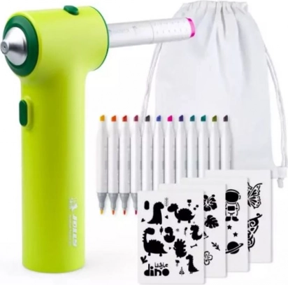 AirBrush creatieve set voor het versieren van textiel