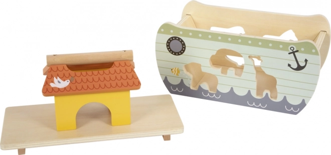 Houten Noach's Ark Safari voor kinderen