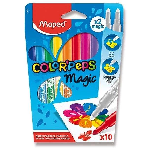 Fixy Maped Color'Peps Magic - 8 + 2 stuks