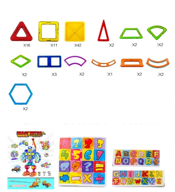 Magnetische constructieset 89 stuks