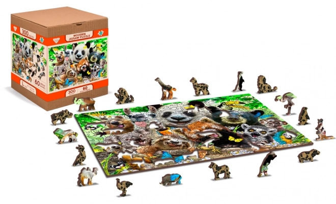 Houten puzzel berenparadijs