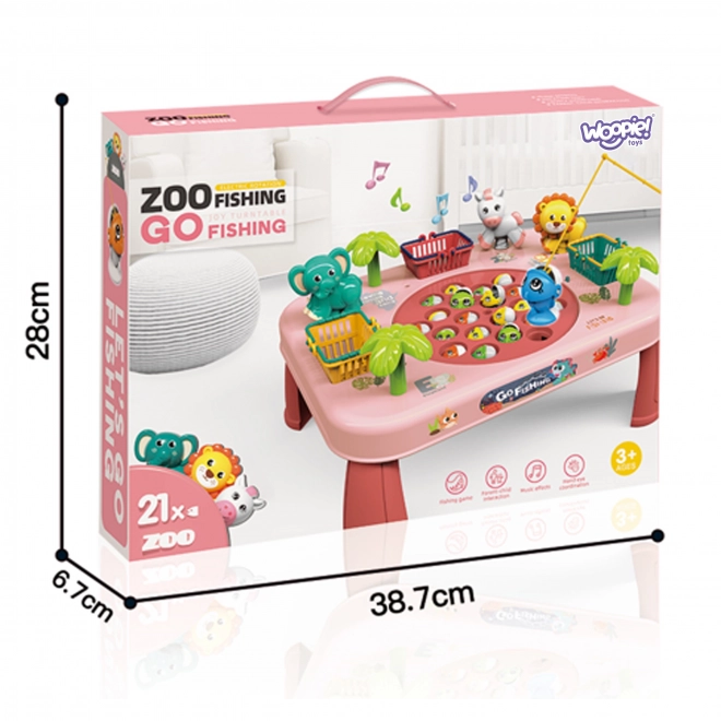 Behendigheidsspel Vissen Interactieve Tafel Roze