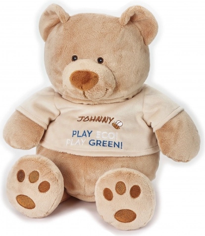 Pluchen teddybeer LELLY Johnny 30 cm van gerecycled plastic