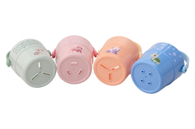 Stapelkubussen Jouéco in pastelkleuren