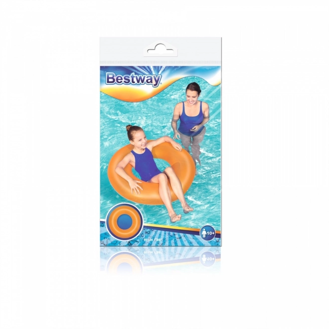 Neon oranje zwemband 91 cm BESTWAY