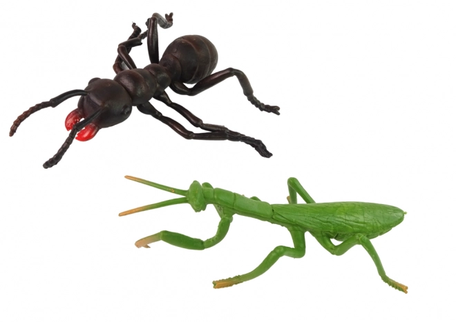 Set van 6 insectenfiguren Insecten Spin Bij