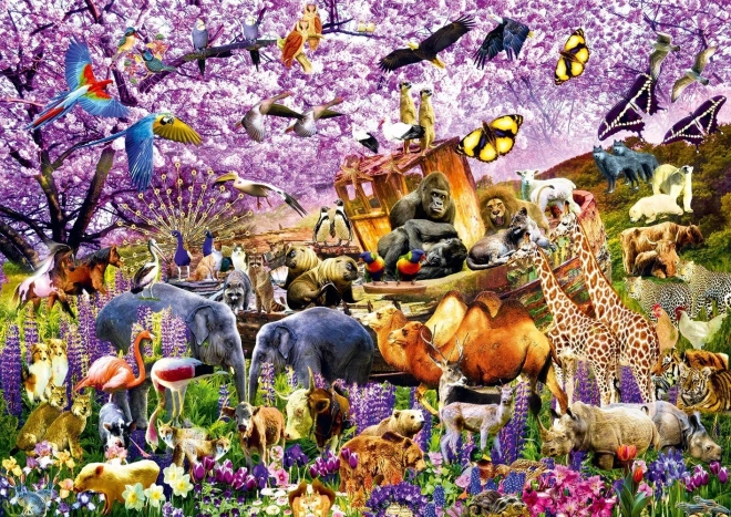 Puzzel Bluebird Met z’n tweeën naar de Ark van Noach 1000 stukjes