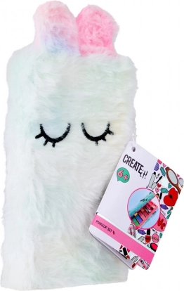 Make-upset met pluchen etui en magnetische sluiting