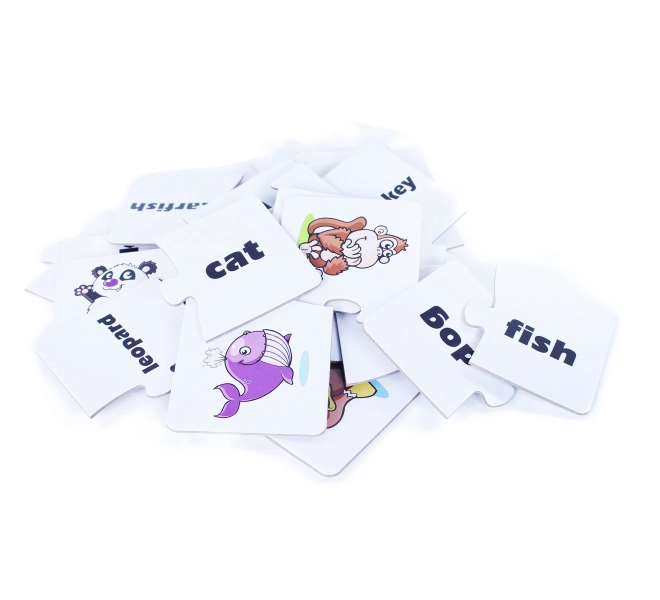 Educatieve puzzel dieren
