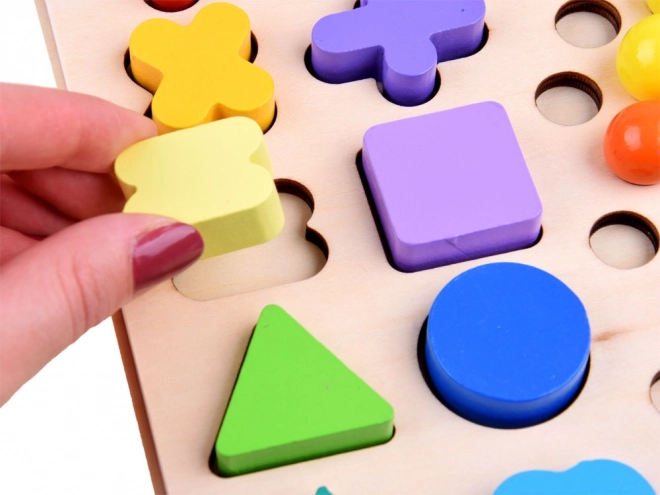 Houten educatieve bouwpakket Wiskunde