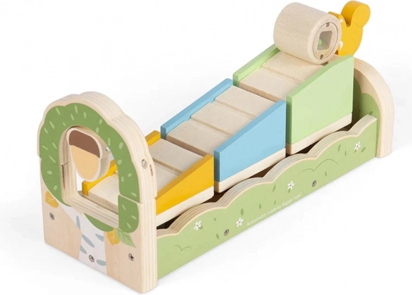Houten motorische baan met eekhoorn Bigjigs Toys