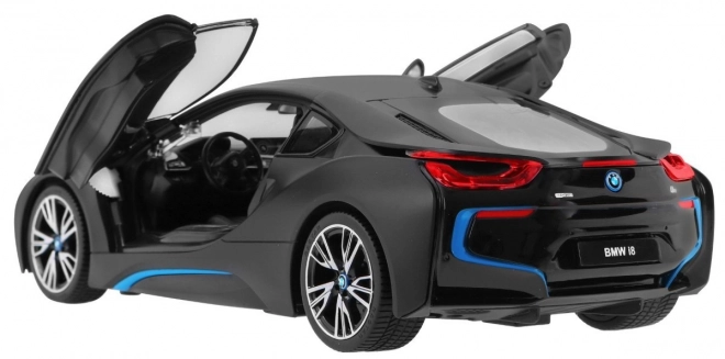 BMW i8 zwarte RASTAR 1:14 auto met afstandsbediening + 2,4 GHz afstandsbediening