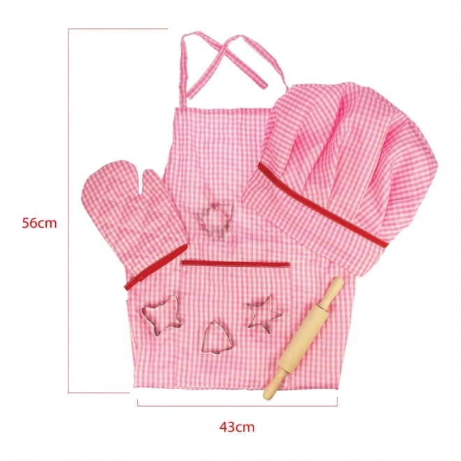 Bigjigs Speelgoed Roze Chefkok Set