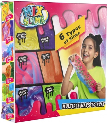 Slijmset met accessoires (6 stuks)