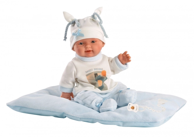 Llorens 26311 NEW BORN JONGETJE - realistische baby pop met volledig vinyllichaam - 26 cm